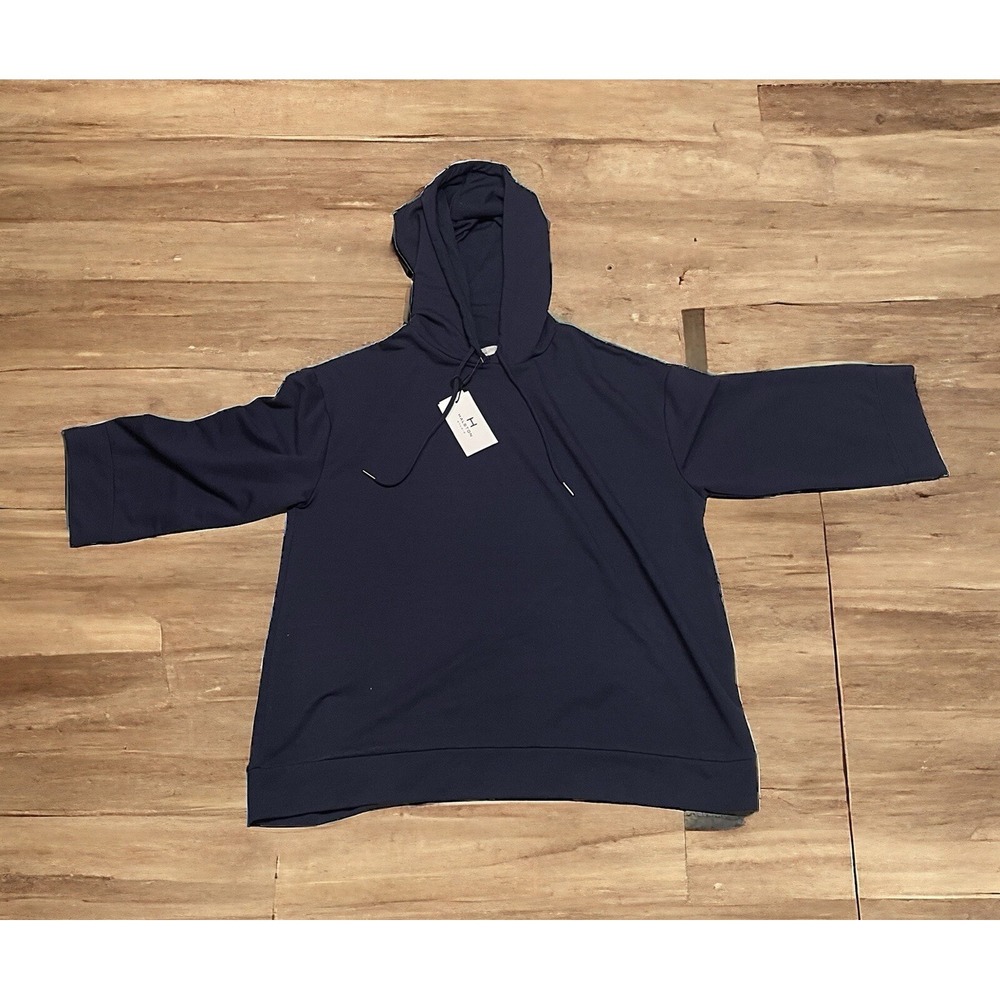 HALSTON STUDIO Super soft comfy Hoodie Sweatshirt - Size Medium NWT